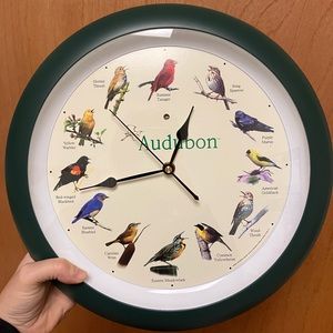 Singing Audubon Bird Clock